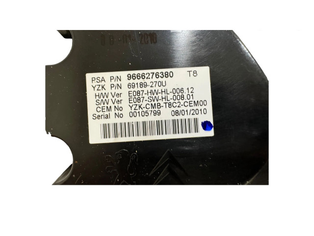 Přístrojová deska Peugeot 3008 I 2010 9666276380, 00105799