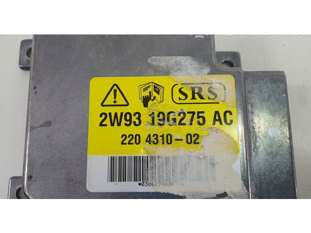 Блок подушек безопасности 2W9319G275AC Jaguar XJ X350