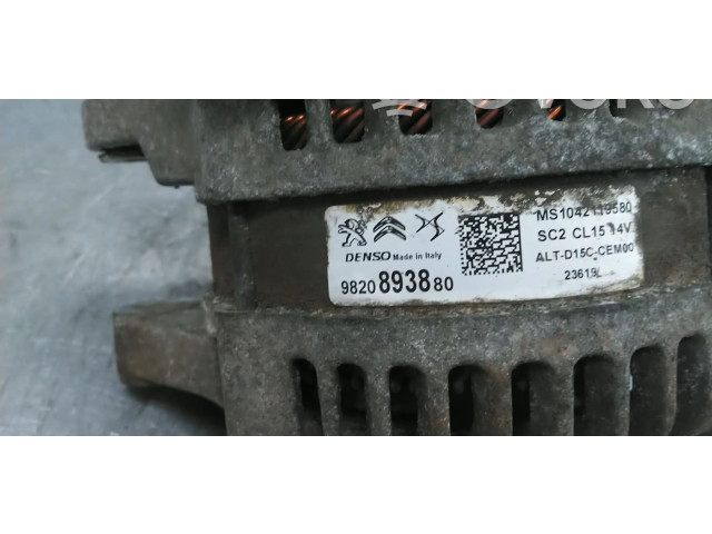 Генератор 9820893880, 1627651980   Opel Combo E      