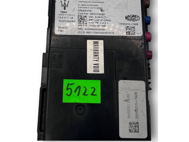 Блок комфорта S5122, 06701732090 Maserati Ghibli