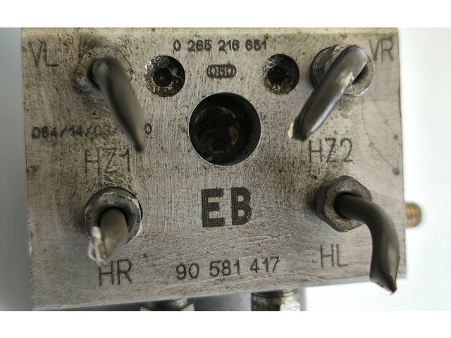 Блок АБС 0273004362, 0265216651 Opel Zafira A 1999 - 2005 года