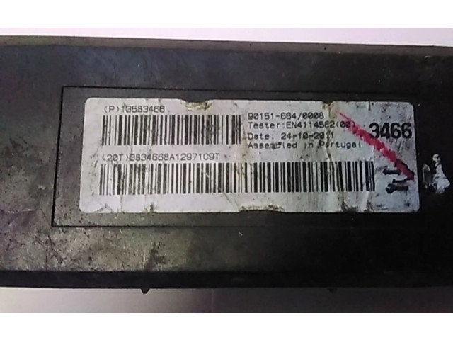 Блок управления климат-контролем 13583466   Opel Meriva B