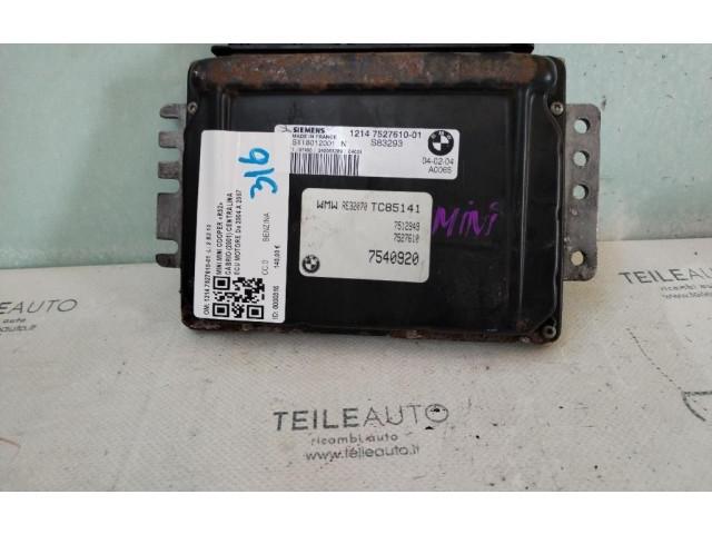 Řídící jednotka 12147527610-01, 12147527610-01   Mini One - Cooper R50 - 53 2004