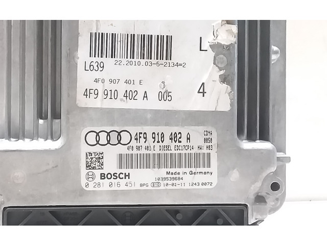Řídící jednotka 4F0907401E, 4F9910402A Audi A6 S6 C6 4F 2010