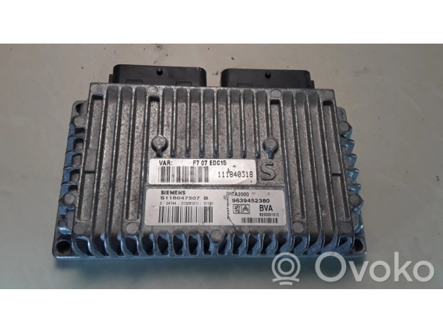 Блок управления коробкой передач F707EDC15, 9639452380   Citroen C5
