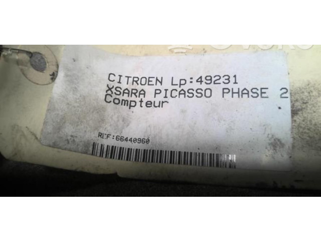 Панель приборов 00006105G4 Citroen Xsara Picasso