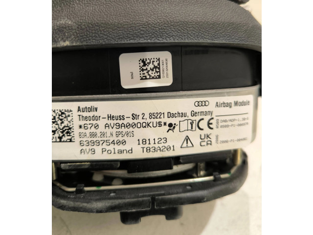 Подушка безопасности водителя 83A880201N, T83A201 Audi Q3 8U