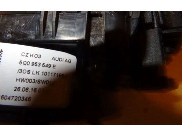 Подрулевой шлейф SRS 5Q0953549E, 604720346   Audi A3 S3 8V