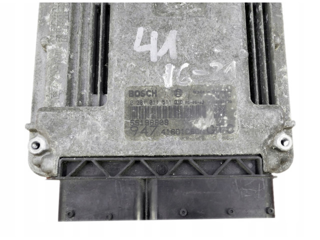 Блок управления двигателя 55198809, 0281011511 Alfa Romeo GT