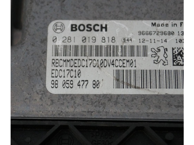 Блок управления двигателя    Citroen C3