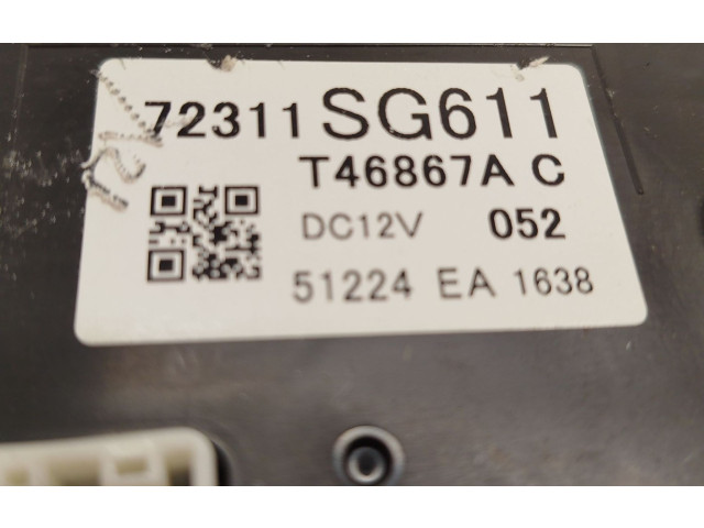 Блок управления климат-контролем 72311SG611 Subaru Forester SJ