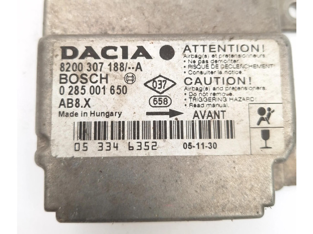 Блок подушек безопасности 8200307188A, 0285001650 Dacia Logan I