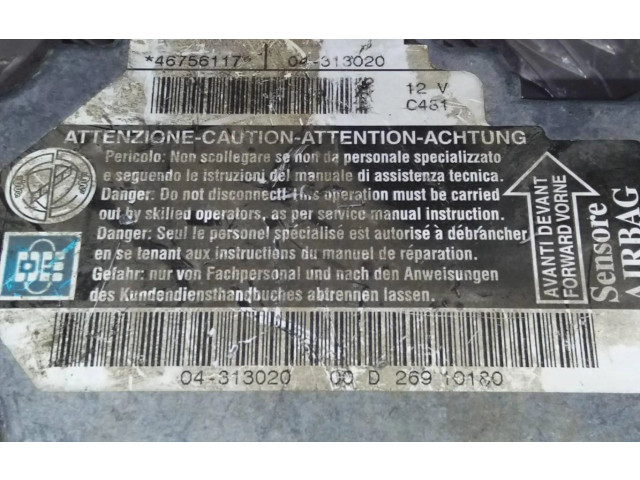 Блок подушек безопасности 46756117 Alfa Romeo 166