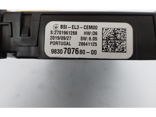 Блок управления 9830707680, 9830707680   Opel Combo E