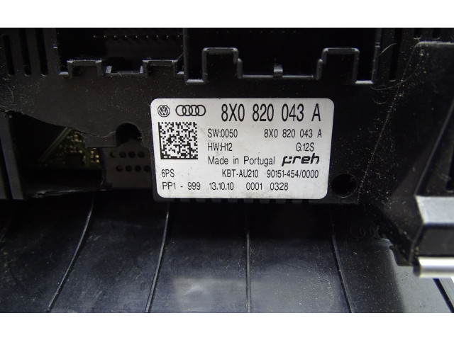 Блок управления климат-контролем 8X0820043A   Audi A1