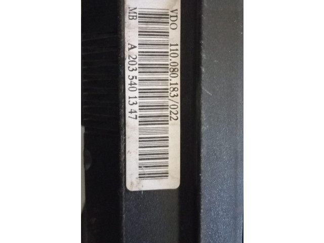 Панель приборов    Mercedes-Benz A W168       