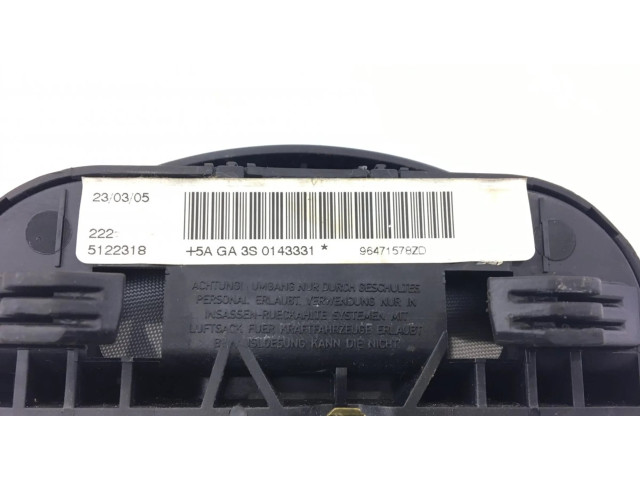 Подушка безопасности водителя 4112HF, 96471578ZD   Citroen C4 I