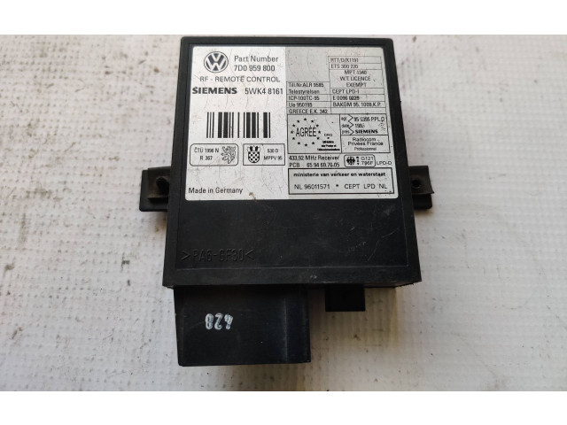 Блок управления центрального замка 7D0959800, 5WK48161   Volkswagen Transporter - Caravelle T4
