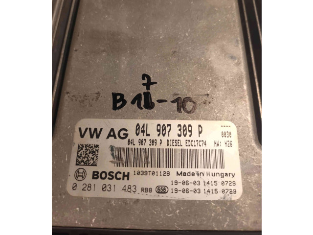 Řídící jednotka 04L907309P, 0281031483   Volkswagen Tiguan 2019