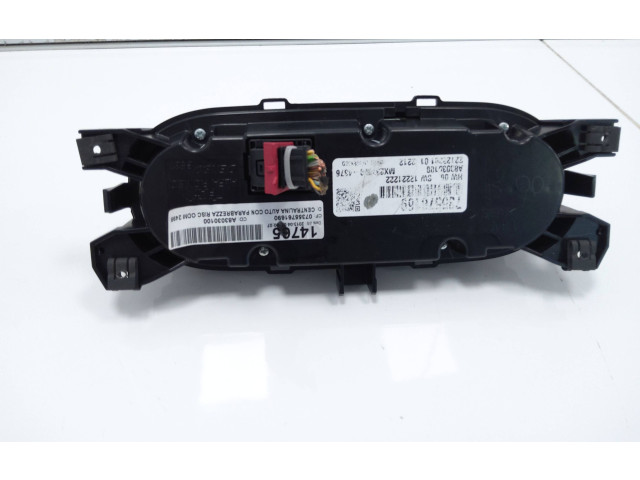 Блок управления климат-контролем 735576169, 12221222 Fiat 500L