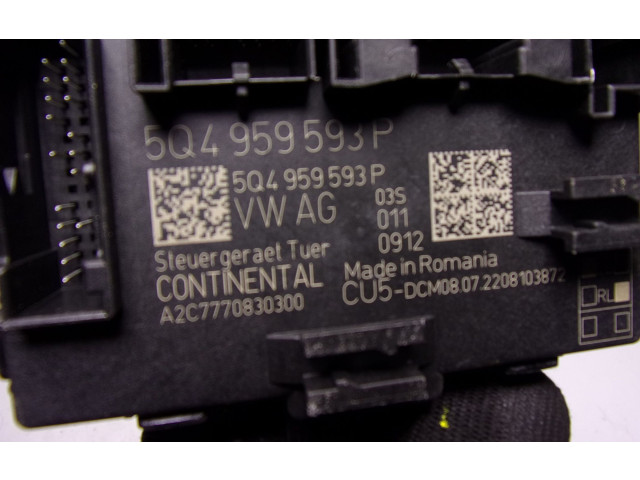 Блок комфорта 5Q4959593P, 5Q4959593P   Cupra Leon   