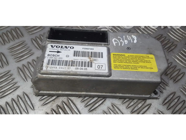 Блок подушек безопасности 0285001655, P30667469   Volvo V70