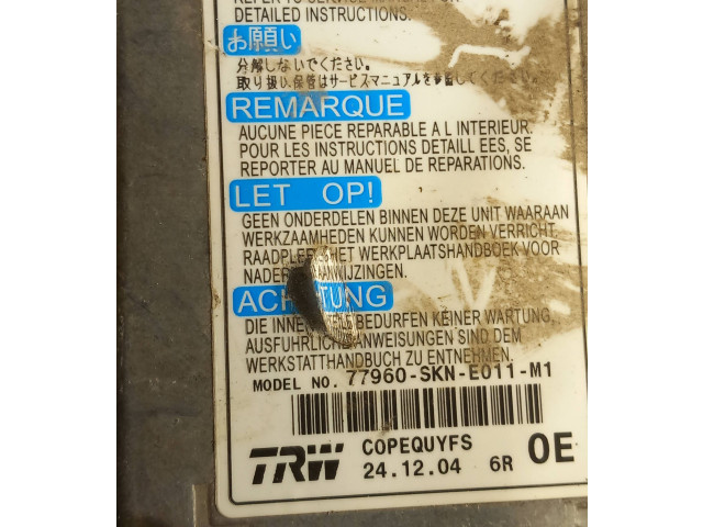 Блок подушек безопасности 77960SKNE011M1, C0PEQUAFS Honda CR-V