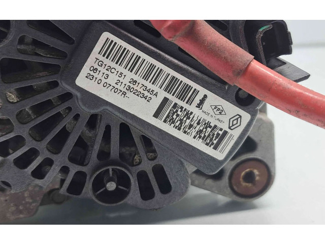 Генератор 231007707R Dacia Duster