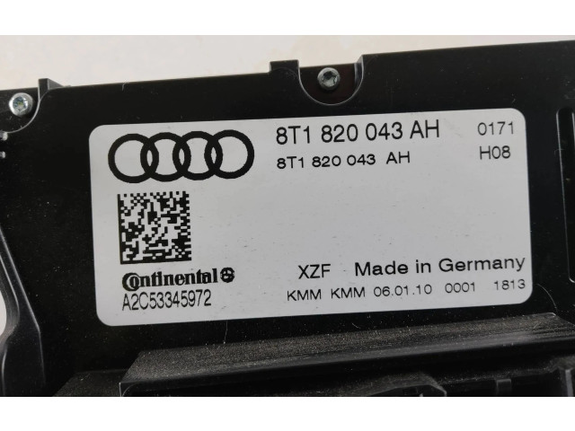 Блок управления климат-контролем 8T1820043AH, A2C53345972 Audi A4 Allroad