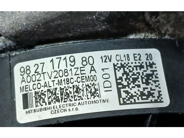 Генератор 9827171980 Citroen Berlingo