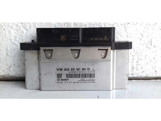 Блок управления двигателя 04C907309, 0261S14671 Skoda Fabia Mk3 (NJ)