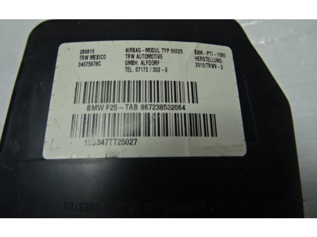 Подушка безопасности в сиденье 34075678C BMW X3 F25