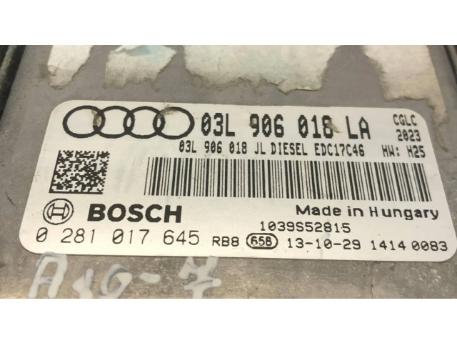 Řídící jednotka 03L906018LA, 0281017645 Audi A6 S6 C7 4G 2013