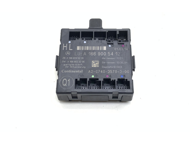 Блок подушек безопасности A1669005412   Mercedes-Benz GL X166