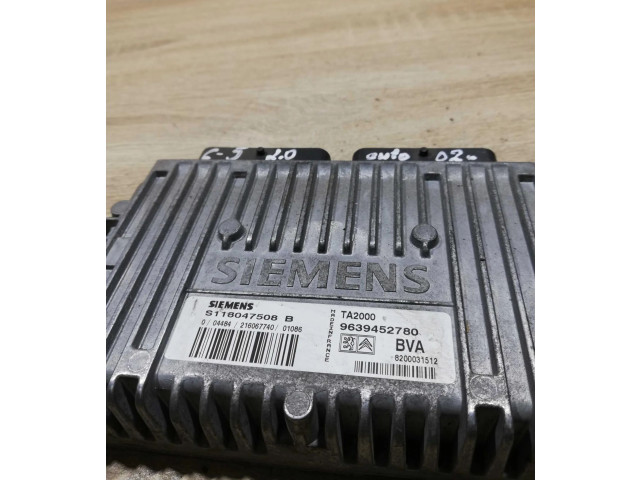 Блок управления коробкой передач 9639452780, s118047508b   Citroen C5