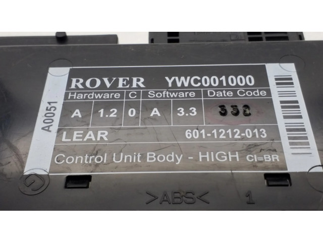 Блок комфорта YWC001000, 6011212013 Rover 75