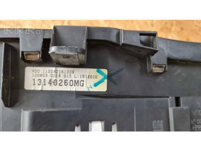 Панель приборов 13140260MG, 110080161009   Opel Meriva A       