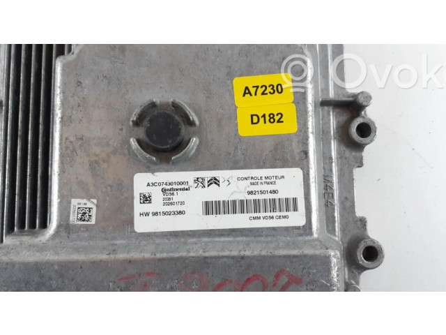 Блок управления двигателя 9821501480, 9815023380   XPeng G3