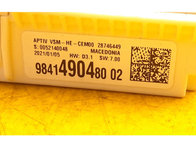 Блок управления 9841490480, 9841490480   Citroen DS4