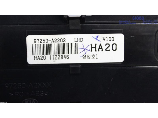 Блок управления климат-контролем 97250A2202WK KIA Ceed