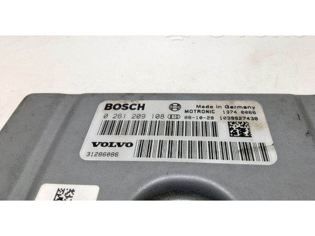 Блок управления двигателя 0261209108, 31286086   Volvo V70