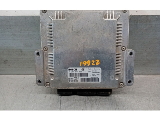 Блок управления двигателя 9650932080, 0281011522BOSCH   Citroen C8