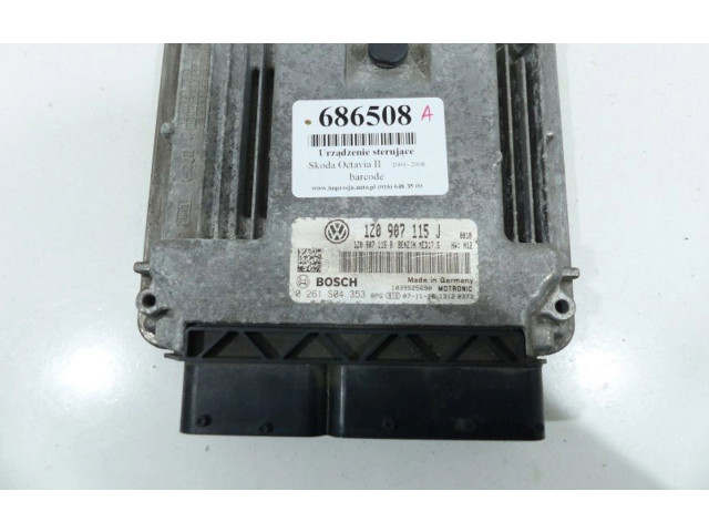 Řídící jednotka 0261S04353, IMPRK686508 Skoda Octavia Mk2 (1Z) 2008