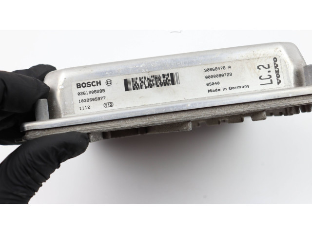 Блок управления двигателя 0261208289, 30668478A   Volvo V70