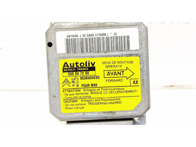 Блок подушек безопасности 9638604280, 550897200 Citroen Berlingo