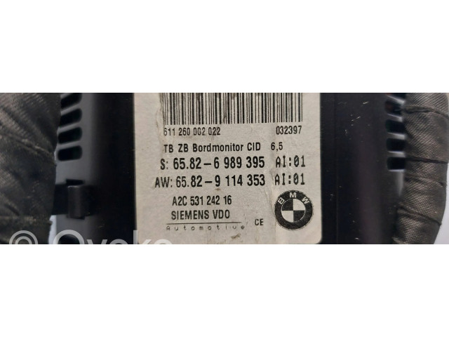 Přístrojová deska BMW 5 E60 E61 2006 65826989395, 65829114353