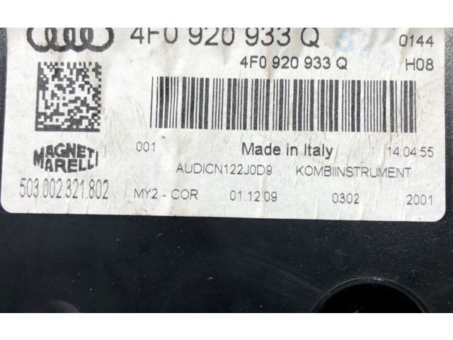 Přístrojová deska Audi A6 Allroad C6 2008 4F0920933Q