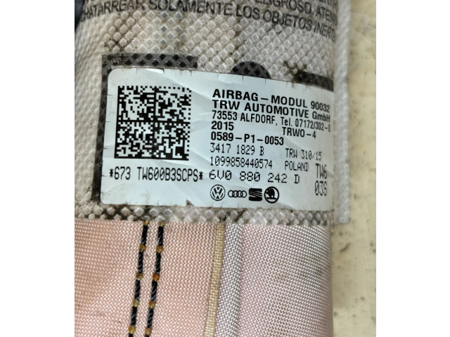 Рулевая рейка  Надувная подушка для сиденья 6V0880242D   Skoda Fabia Mk3 (NJ) 2015 - 2021 года