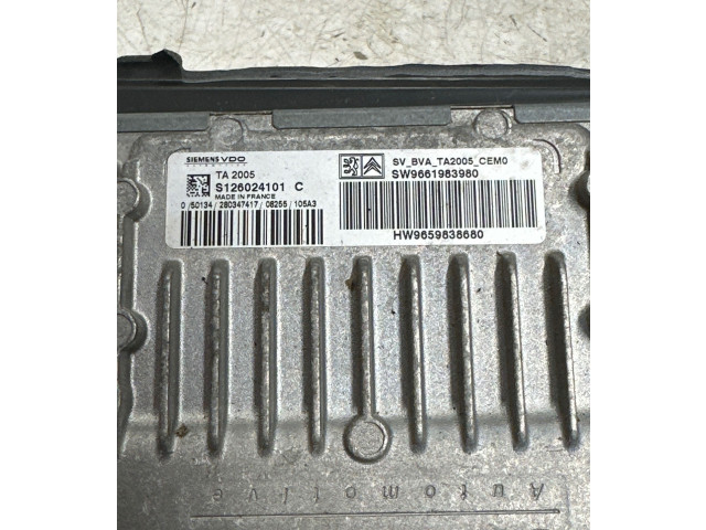 Блок управления коробкой передач SW9661983980 Citroen C4 I