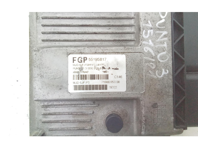 Řídící jednotka 55195817, 188A9000 Fiat Punto (188) 2005